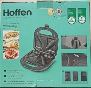 Opiekacz Hoffen 3w1 / 5w1 – Sandwich, Grill, Gofry | 850W | NOWY