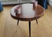 Stolik loftowy dębowy