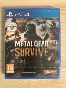Metal Gear Survive PS4 PS5 Nowa FOLIA ANG Okładka
