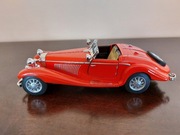 Model retro Mercedes Benz 500K, 1936, 1:32 czerwony