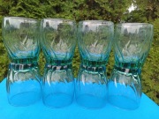 Zestaw 8 szklanek Anchor Hocking - ikona designu lat 70 Zielone Retro