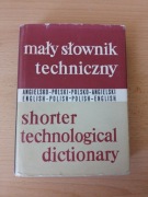 Mały słownik techniczny angielsko-polski polsko-angielski 1966