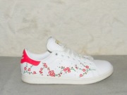 ADIDAS STAN SMITH Floral - UNIKATOWE SNEAKERSY - rozm. 40 - JAK NOWE !