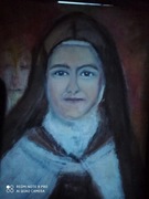 Obraz Olejny -Sw Teresa od Dzieciatka Jezus50x40