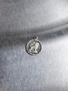 Srebrny wisiorek zawieszka lew znak zodiaku 