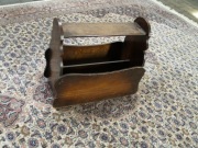 GAZETNIK  DREWNIANY STYLOWY