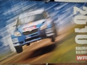 stary kalendarz z fotografiami samochodów wrc unikat 2010