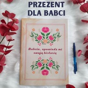 Prezent dla Babci Święta Urodziny Rocznicę Pamiętnik Rodzinny Wspomnienia 