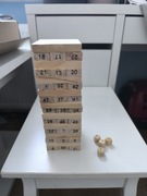 Gra zręcznościowa a'la jenga zręcznościowa drewniana wieża 