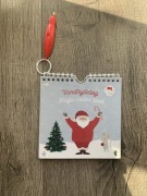 Kolorowanka tiger wodna święta Mikołaj