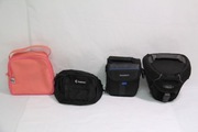 ZESTAW 4 MAŁE TOREBEK NA APARAT KAMERĘ AKCESORIA