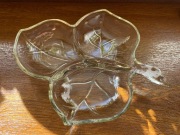 Talerz Szklany Liść Półmisek