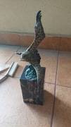 Stara figura brąz orzeł ptak 