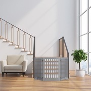 Barierka ochronna na schody dla dzieci, 70cm szara