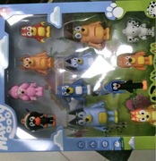 Duzy zestaw figurki bluey dla dzieci