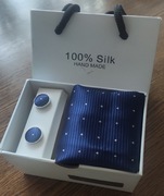 Zestaw Spinki + Poszetka 