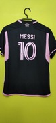 Koszulka t-shirt  legendy Messi 10  piłkarski Inter Miami FC czarno-różowy 