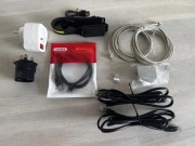 pendrive 64GB, latarka czołowa OD-0335, kable, adaptery