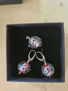 Kolczyki z wisiorkiem srebrne nowe