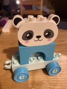Lego Duplo wagonik zwierzęta panda