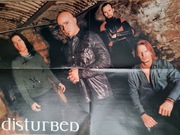 UNIKAT! Plakat DISTURBED z 2002 r. - Format A2 - NOWY!