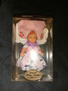 Mała celuloidowa laleczka w pudełku Niemcy VINTAGE 