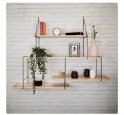 Półka wisząca loft / regał/ kwietnik