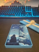 Zestaw prezentowy artystycznych zakładek książkowych - niebieskie 