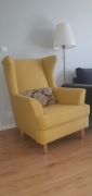 Fotel STRALIS żółty 82x108x80 cm