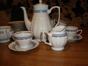 Porcelana Bogucice piękny zestaw serwis dla12 osób