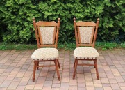 Krzesło dębowe tapicerowane