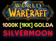WORLD OF WARCRAFT SILVERMOON 1KK ZŁOTA 1KK GOLDA ZŁOTO A/H