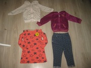Zestaw dziewczynka F&F i inne rozmiar 86 cm 12-18 ms