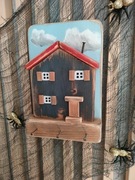 Drewniany wieszak na klucze