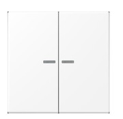 Podwójny przycisk Jung Home BTLS17102WWM