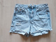 Krótkie spodenki szorty damskie jeansowe, dżinsowe Stradivarius r. 34 XS