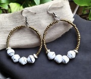 Kolczyki - Ekologiczne, ręcznie robione kolczyki z Afryki (Uganda)