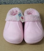 Klapki kroksy z odpinanym ociepleniem na zimę lato wiosnę jesień