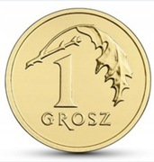 1 groszy 2024 r. z woreczka MW