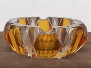 Stara Masywna Popielniczka Kryształowa z Prl