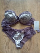 Biustonosz D75 z majtkami 40 Mat