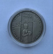 Moneta kolekcjonerska 20 zł Pamięci Ofiar Getta w Łodzi 2004 srebrna