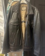 Kurtka skórzana Camel Active 54 brązowa – naturalna skóra, XL/XXL