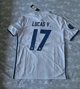 Koszulka Meczowa Lucas Vazquez Real Madryt 2016/2017 Rozmiar L