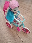 ENCHANTIMALS ZESTAW LALKA ROWER ZWIERZĄTKO ŻÓŁW