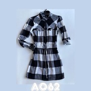 Sukienka do karmienia z suwakiem w kratkę S/36 Sinsay Reserved A062