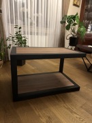 Stolik kawowy loft industrial czarny 