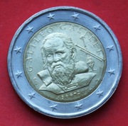 2  Euro  2014 r  - Włochy    Galileusz    stan !!!