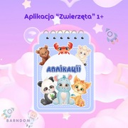 Książka na rzepy aplikacje Zwierzęta