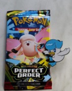 Pokemon booster Perfect Order Karty Liligant Basculin Sandile Krokoro